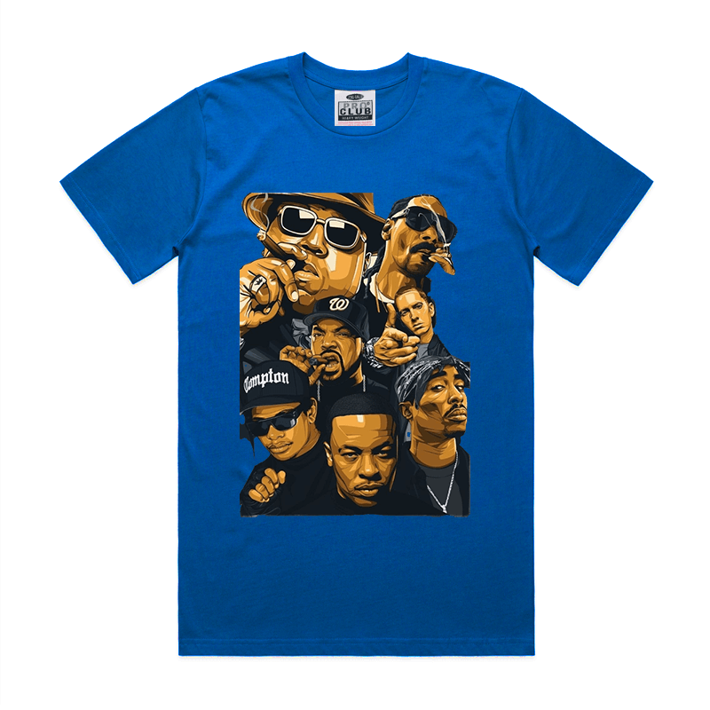 Pro Club Hip Hop group Digital printed Tee