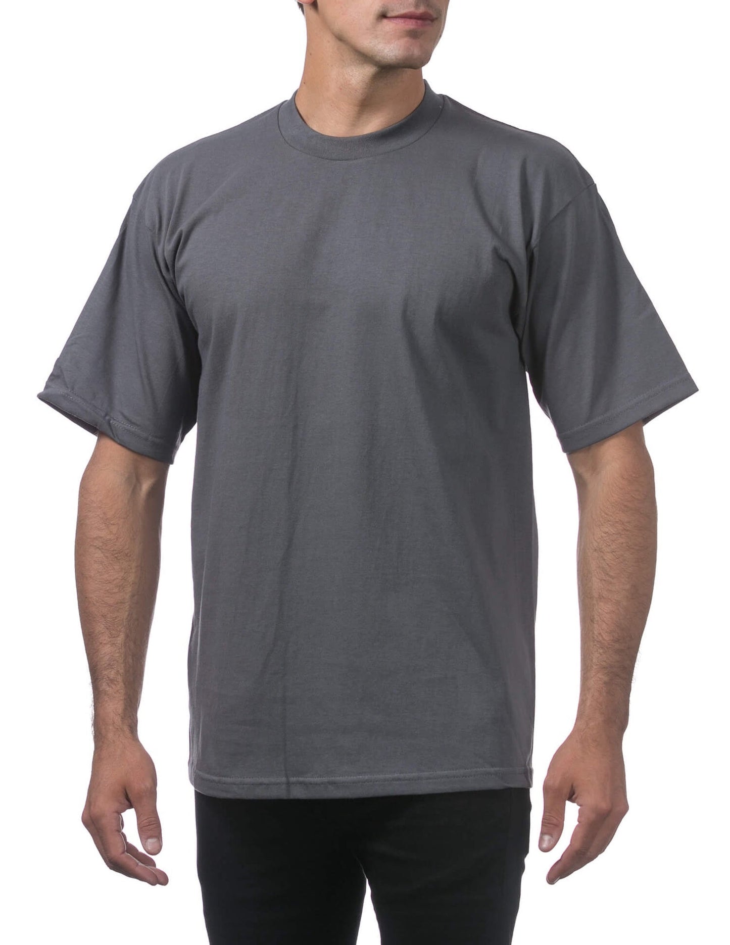 Pro Club Men's Heavyweight Short Sleeve Tee - GRAPHITE