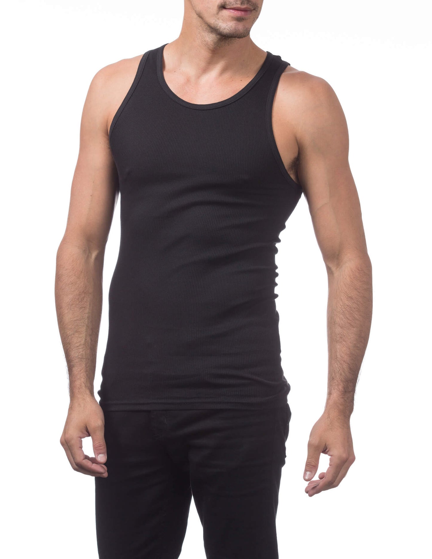 Pro Club O-DOG Premium Cotton A-Shirt - Black (3 Per Pack)