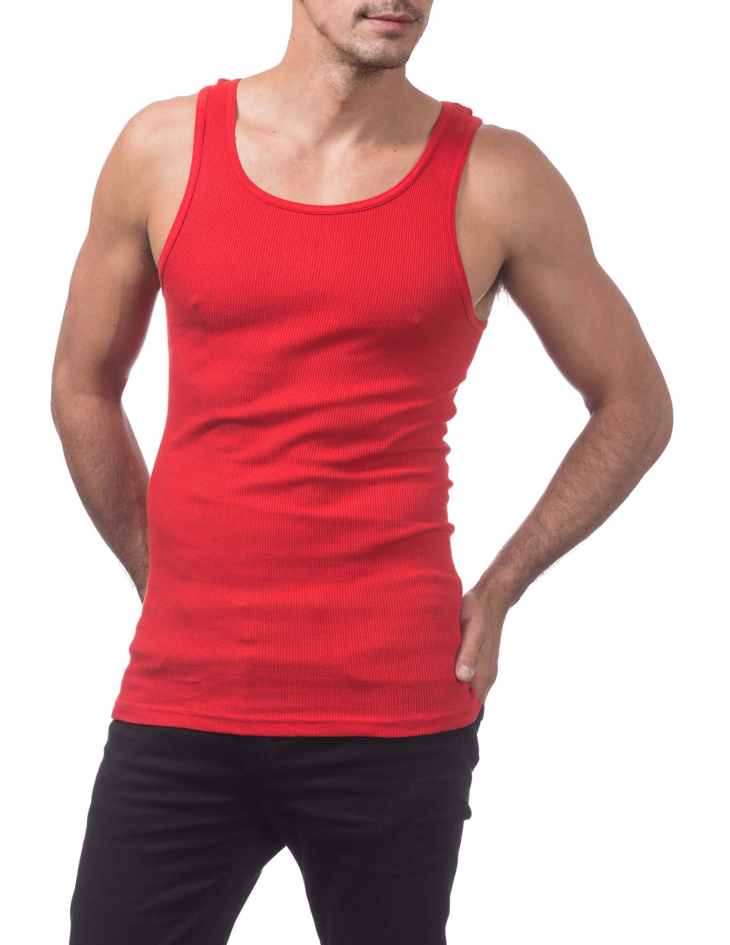 Pro Club O-DOG Premium Cotton A-Shirt - Red (2 Per Pack)