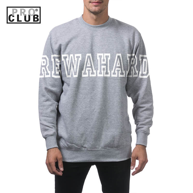 REWAHARD FRONT ALL STAR Pro Club Heavyweight Pullover Sweater (13oz)