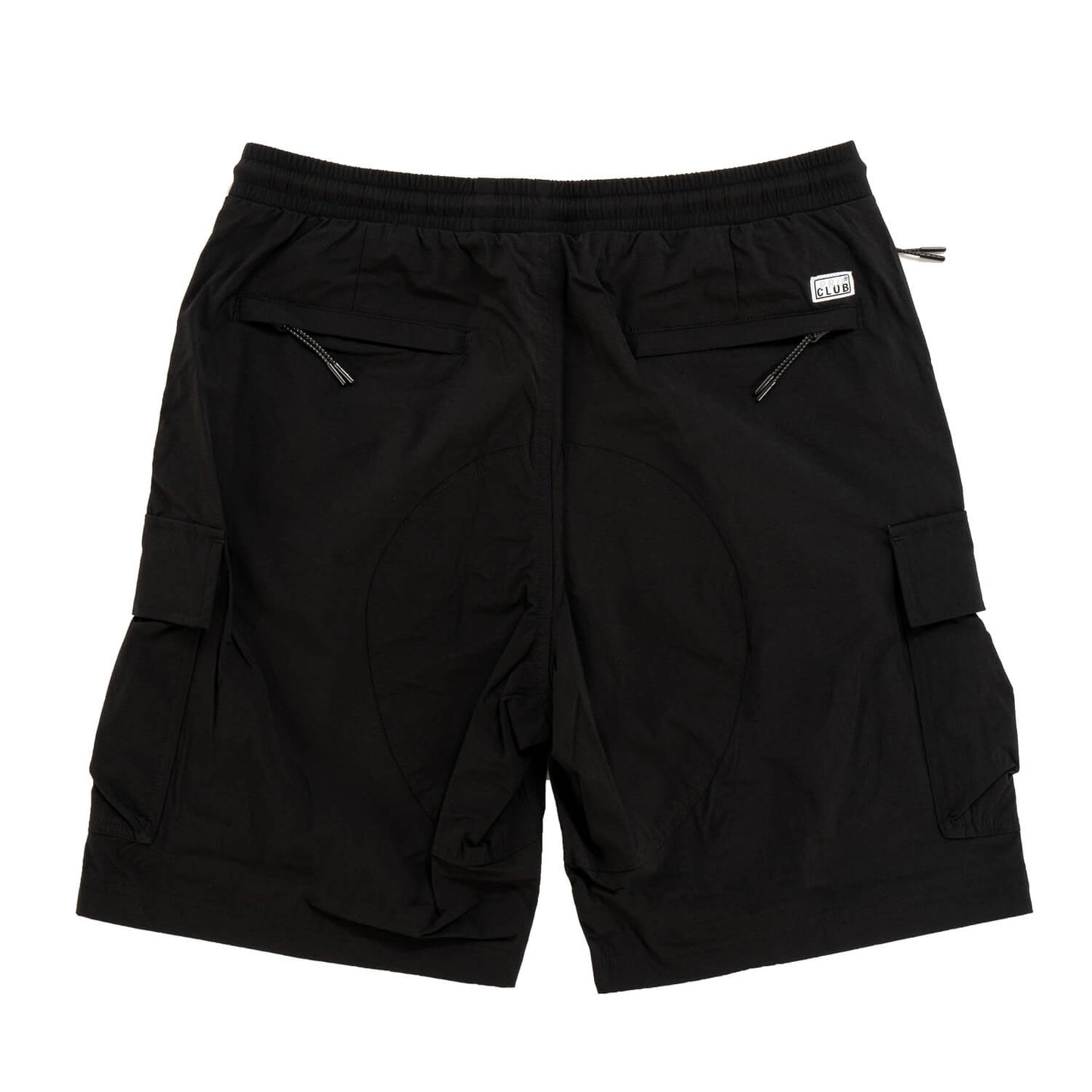 Pro Club Men's Comfort Stretch Nylon Cargo Short - 9 1/2 inch inseam - Black