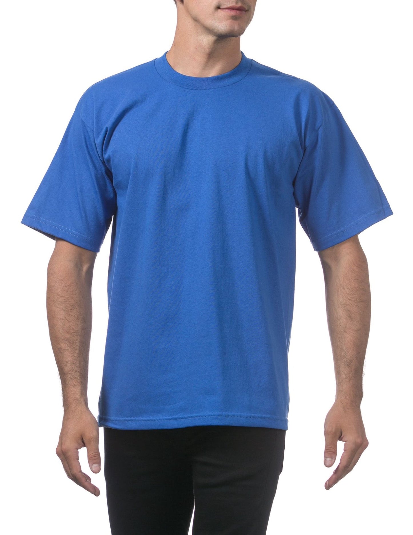 Pro Club Men's Heavyweight Short Sleeve Tee - ROYAL