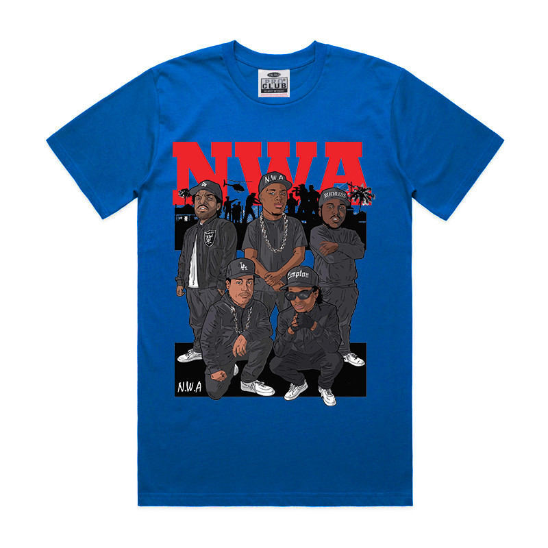 Pro Club NWA Rapper Digital printed Tee
