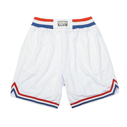 Pro Club Classic Basketball Shorts - White/Red/Blue