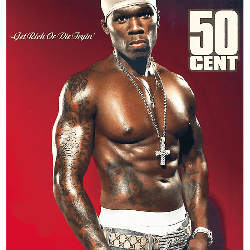 Pro Club Rapper 50 cent The Man Digital printed Tee