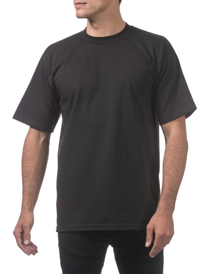 Pro Club Men's Heavyweight Short Sleeve Tee - BLACK