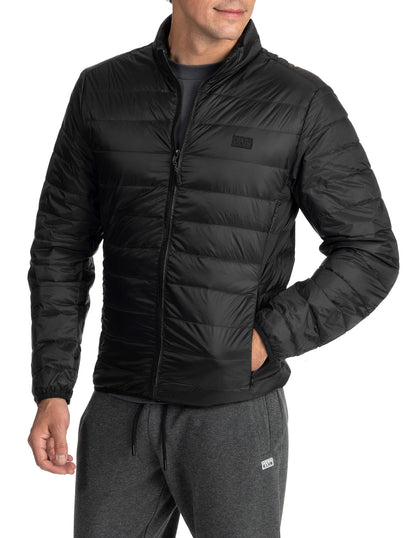 Pro Club Packable Lightweight Down Jacket - BLACK