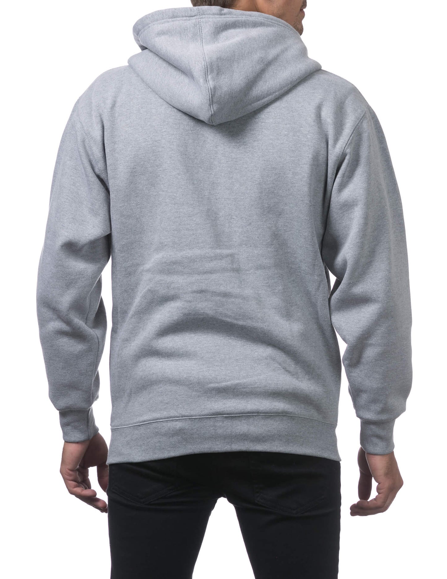 Pro Club Heavyweight Full Zip Fleece Hoodie - GRAY