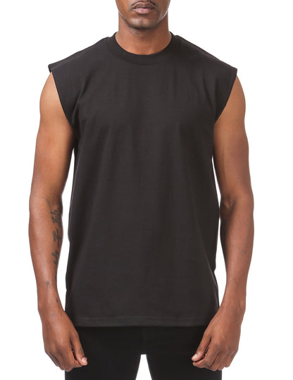 Pro Club Heavyweight Sleeveless Muscle Tee - BLACK