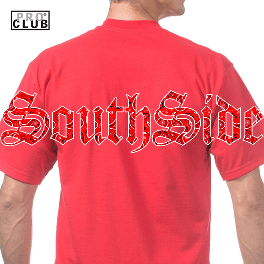 Pro Club Bandana SouthSide Tee - Red