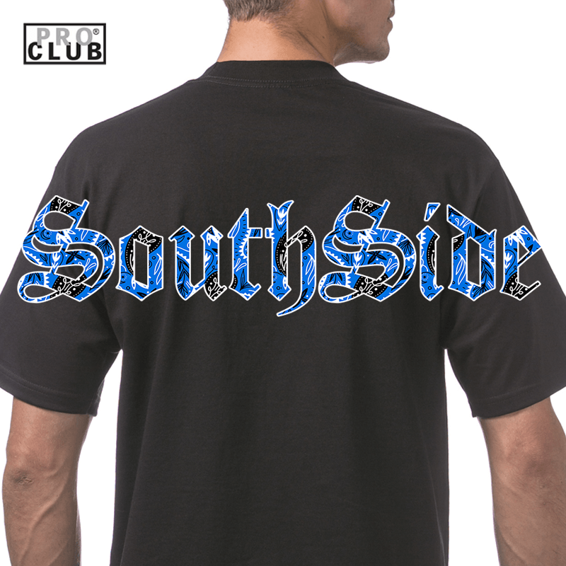 Pro Club Bandana SouthSide Tee - Black