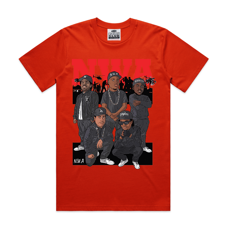 Pro Club NWA Rapper Digital printed Tee