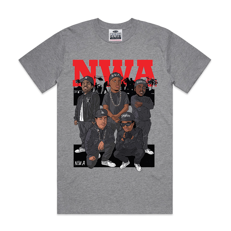 Pro Club NWA Rapper Digital printed Tee