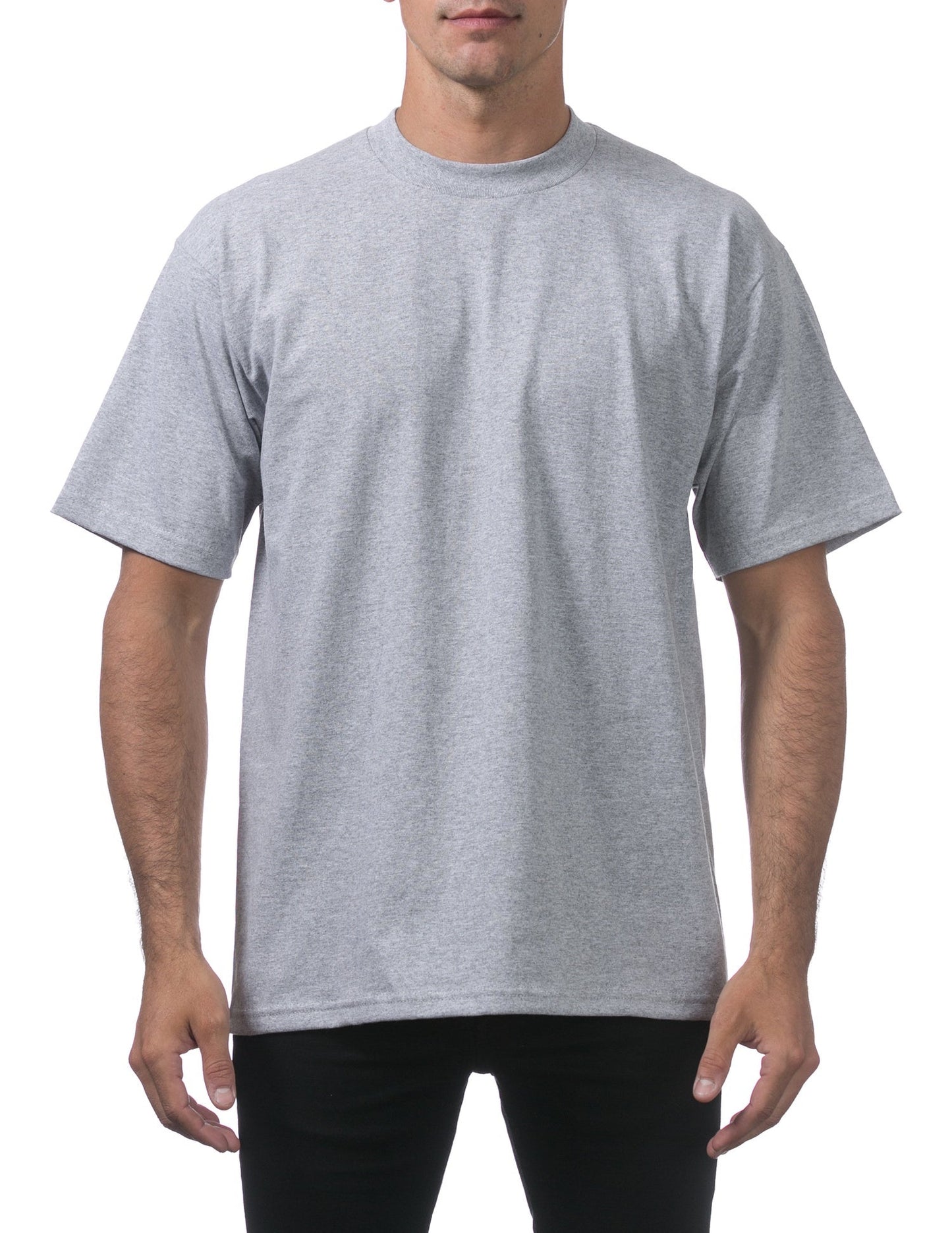 Pro Club Men's Heavyweight Short Sleeve Tee - GRAY
